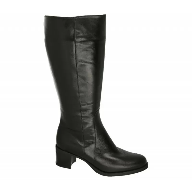 PieSanto Botas-Bota De De Caña Y Pala Lisa Con Ancho De Pierna Intermedio De 41 Cm, Tacon De Base Ancha Y Planta Extraible