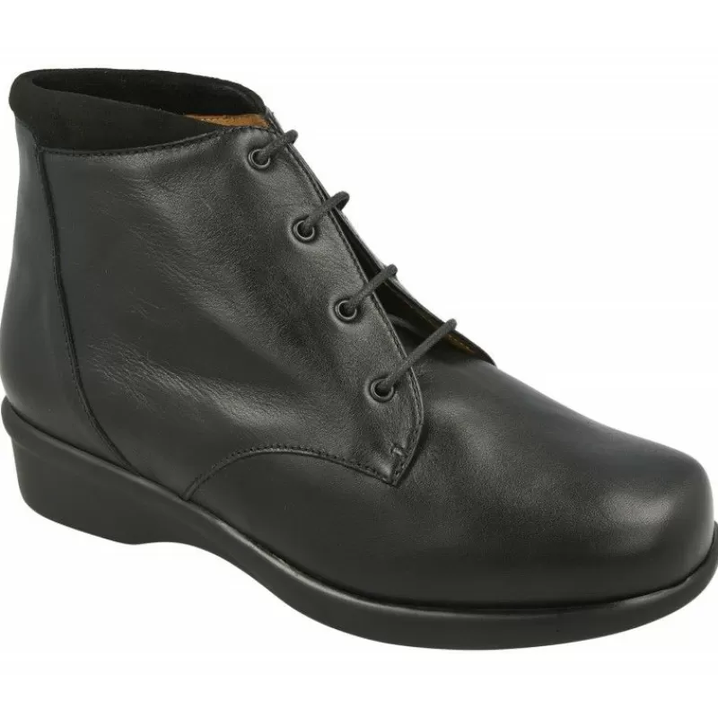 Alviflex Botines-Botin De Acordonado En Ancho 14 Con Pala Lisa Y Piso De Poliuretano Aligerado De Pisada Comoda Y Segura