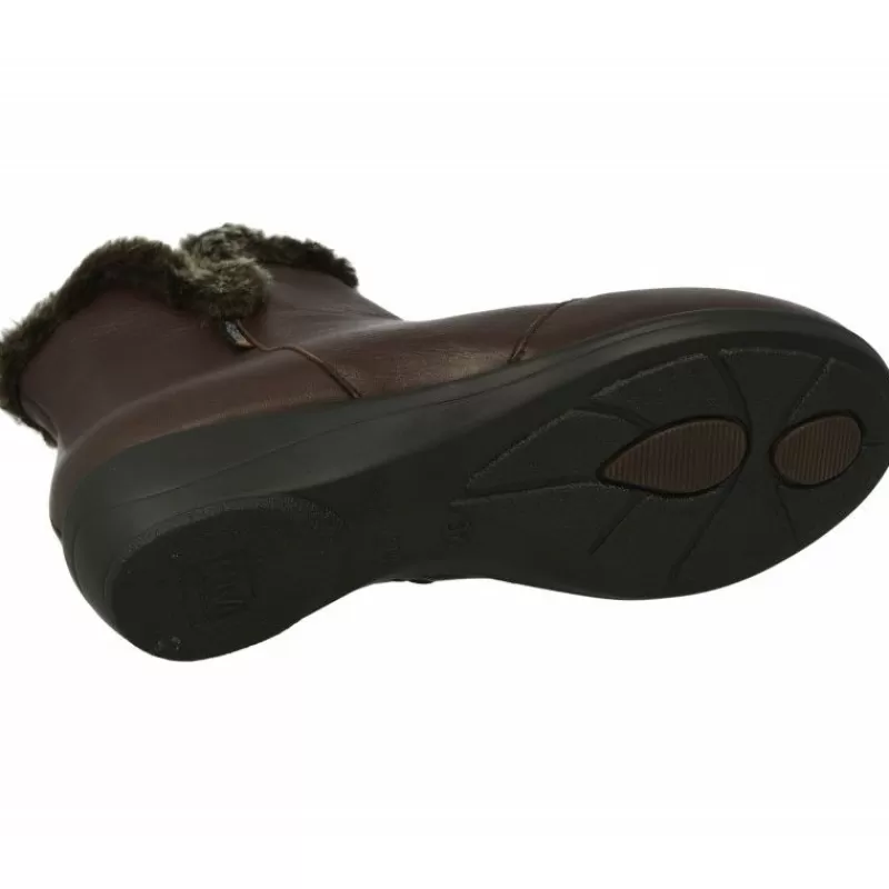 Calzamedi Botines-Botin De Con Pala Lisa Y Cremallera Lateral En Ancho 13 Con Piso De Caucho Y Planta Anatomica Movible