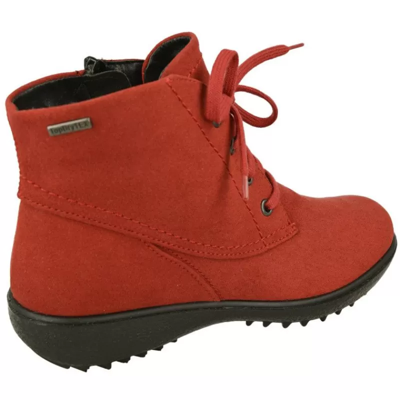 WESTLAND BY JOSEF SEIBEL antes ROMIKA Botines-Botin De Cordones De Westland En Antelina Impermeable Con Piso De Cuna De Poliuretano Y Planta Extraible