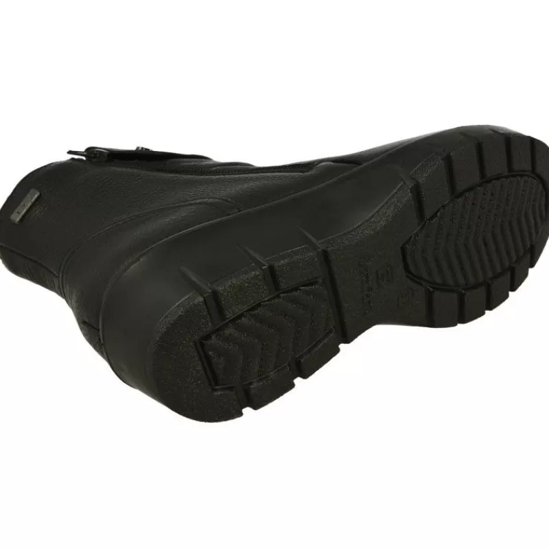 G Comfort Botines-Botin De Con Cremallera Lateral Y Pala Fruncida Con Cuna De Poliuretano Y Planta De Descanso Extraible