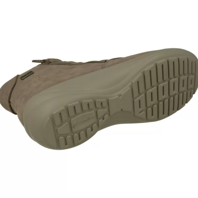 G Comfort Botines-Botin De De Piel Lisa Impermeable Con Doble Cremallera, Planta De Descanso Extraible Y Piso De Poliuretano