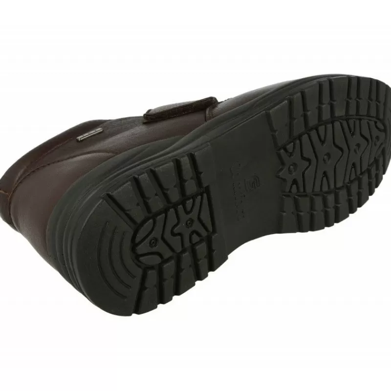 G Comfort Botines-Botin De En Piel Grabada Con Membrana Impermeable, Piso De Caucho Y Horma De Ancho Especial Con Planta Extraible