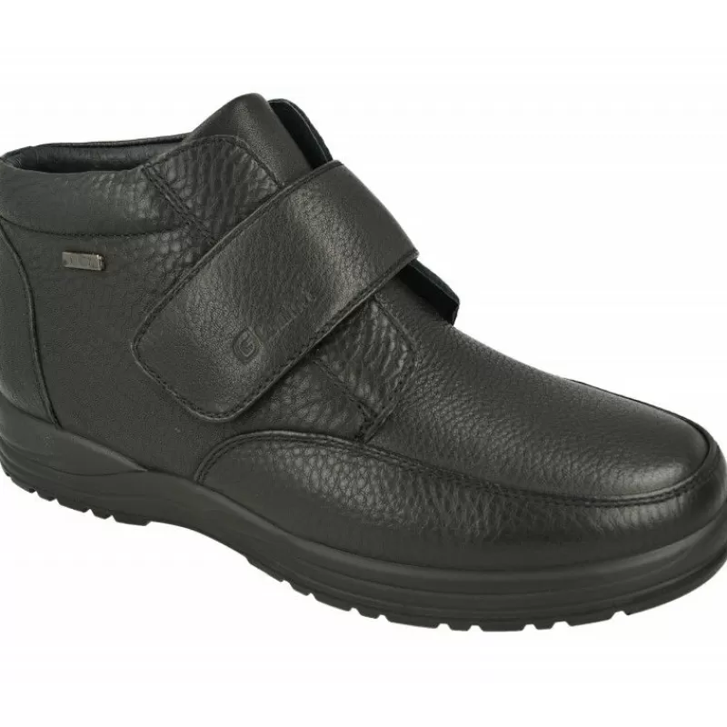 G Comfort Botines-Botin De En Piel Grabada Con Membrana Impermeable, Piso De Caucho Y Horma De Ancho Especial Con Planta Extraible