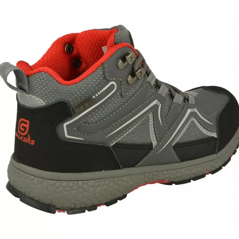 G Comfort Botines-Botin De En Piel Nobuck Impermeable De Horma De Ancho Especial Y Planta De Descanso Extraible Gris