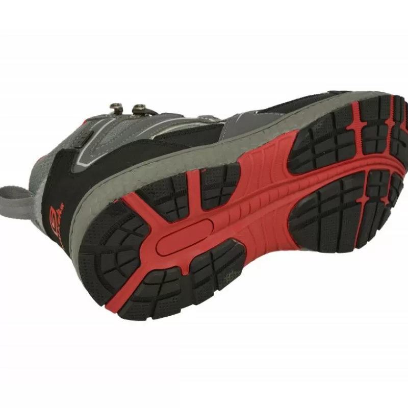 G Comfort Botines-Botin De En Piel Nobuck Impermeable De Horma De Ancho Especial Y Planta De Descanso Extraible Gris