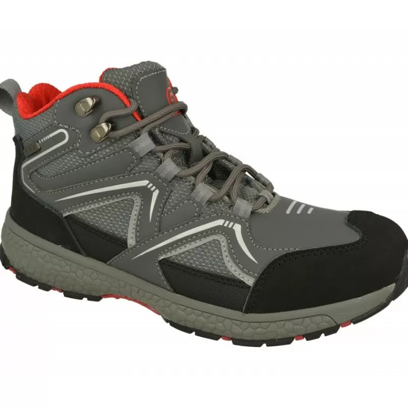 G Comfort Botines-Botin De En Piel Nobuck Impermeable De Horma De Ancho Especial Y Planta De Descanso Extraible Gris