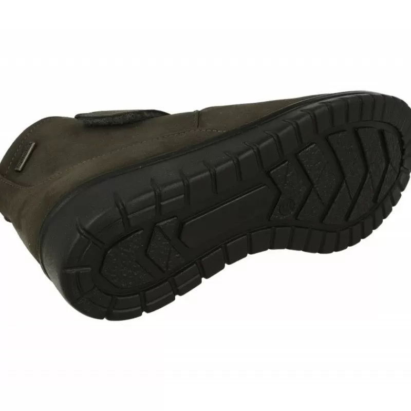 WESTLAND BY JOSEF SEIBEL antes ROMIKA Botines-Botin De Westland Antes Romika En Antelina Impermeable Piso De Poliuretano Pala De Velcro Y Planta De Descanso