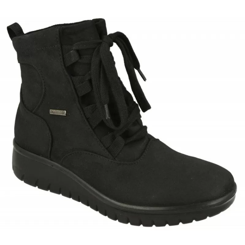 WESTLAND BY JOSEF SEIBEL antes ROMIKA Botines-Botin De Westland Antes Romika En Tejido Antelina Impermeable Acordonado Con Planta De Descanso Y Piso De Amortiguacion