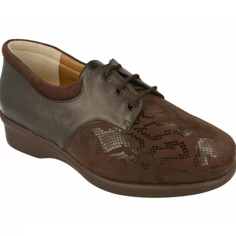 Alviflex Zapatos Ancho Especial-Cordon De En Pala Lisa Grabada Elastica De Ancho Especial 15 Con Piso De Poliuretano Aligerado