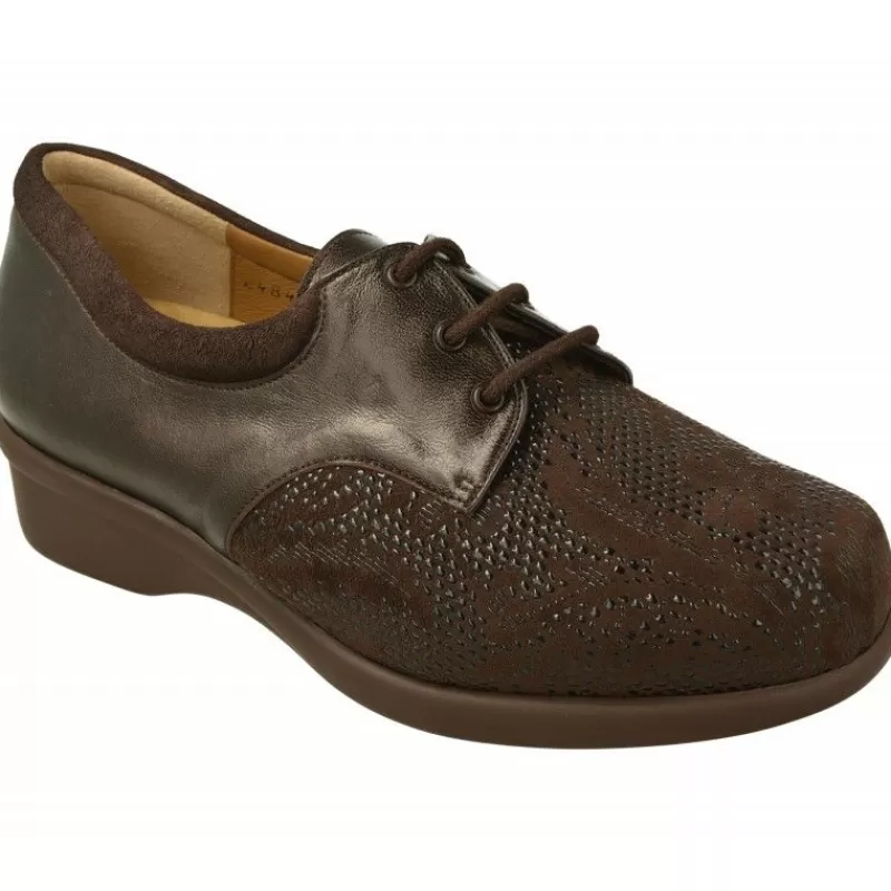 Alviflex Zapatos Ancho Especial-Cordon De En Pala Lisa Grabada Elastica De Ancho Especial 15 Con Piso De Poliuretano Aligerado