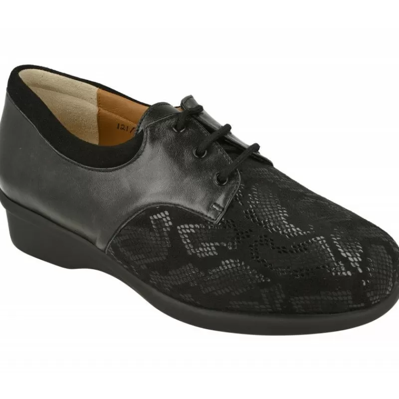Alviflex Zapatos Ancho Especial-Cordon De En Pala Lisa Grabada Elastica De Ancho Especial 15 Con Piso De Poliuretano Aligerado