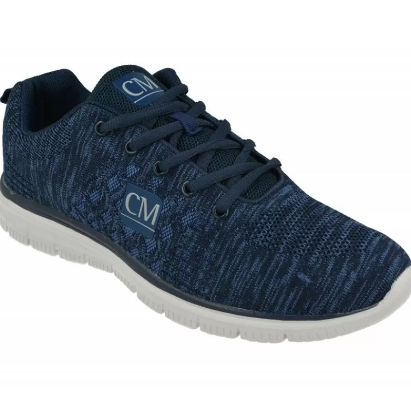 Calzamedi Zapatillas De Lona-Cordon De Deportivo En Telido Elastico Adaptable Con Piso Aligerado Y Planta De Descanso Extraible Marino