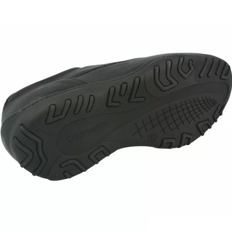 Calzamedi Zapatos Ancho Especial-Cordon De Pala Lisa Especial Pies Diabéticos, Extra Ancho 14, Plantilla Movible. Negro