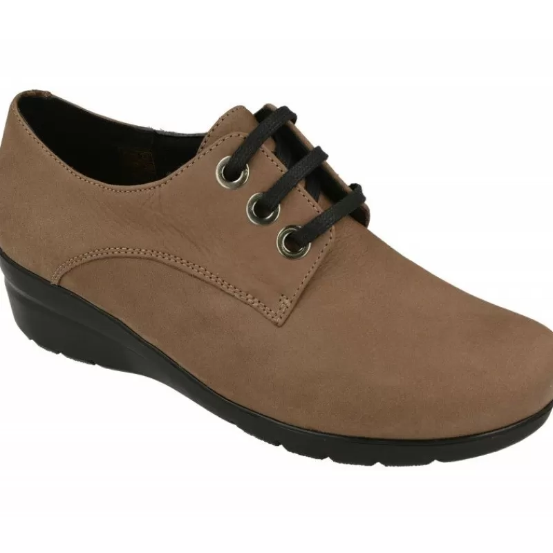 Comfort Class Cordones-Cordon De De Pala Lisa En Piel Nobuck Con Cuna Intermedia Aligerada Y Planta De Descanso Extraible