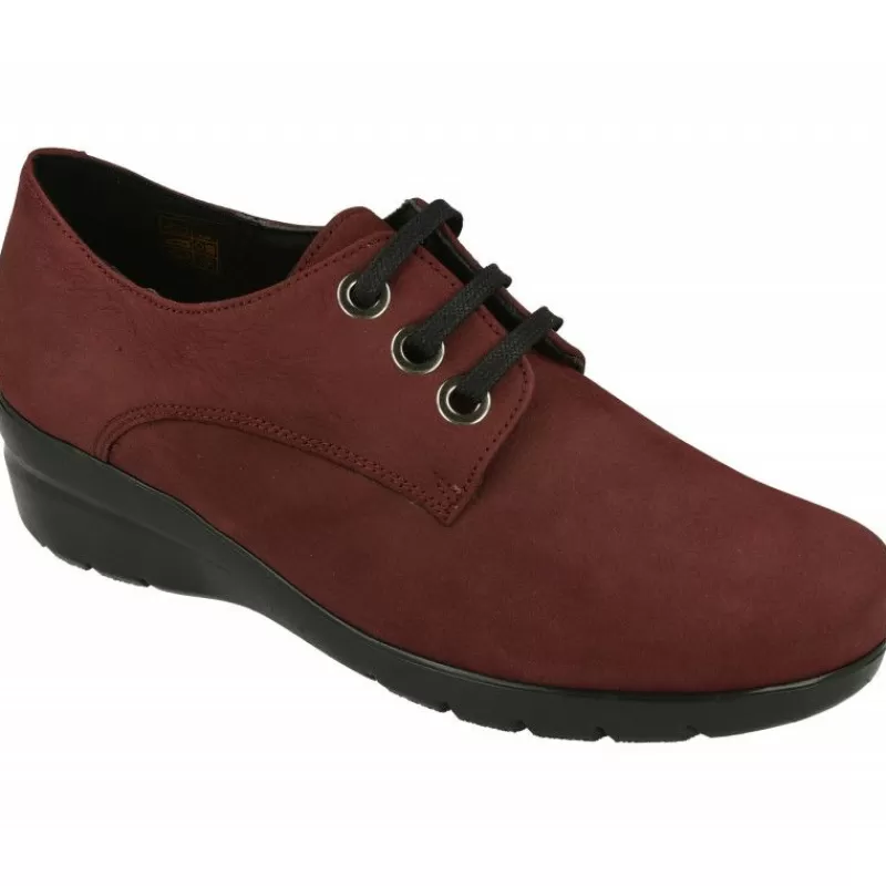 Comfort Class Cordones-Cordon De De Pala Lisa En Piel Nobuck Con Cuna Intermedia Aligerada Y Planta De Descanso Extraible