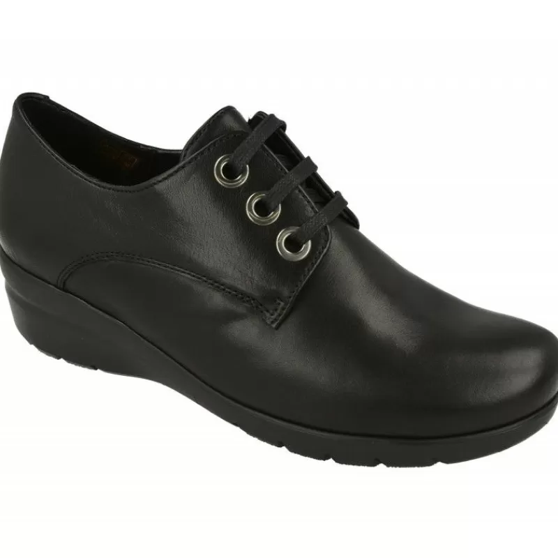 Comfort Class Cordones-Cordon De De Pala Lisa En Piel Nobuck Con Cuna Intermedia Aligerada Y Planta De Descanso Extraible