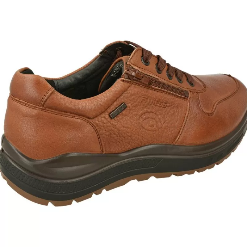 G Comfort Zapatos Ancho Especial-Cordon De Con Ajuste Facil De Cremallera, Piel Flexible Impermeable Con Confortable Piso De Poliuretano