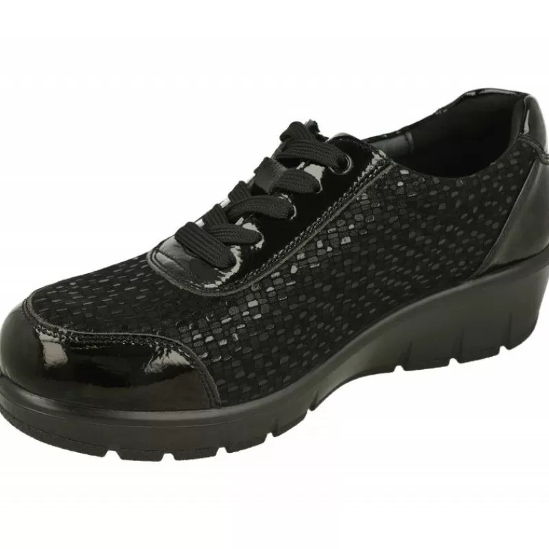 G Comfort Zapatos Ancho Especial-Cordon De Con Cremallera Lateral Planta De Descanso Y Piso De Amortiguacion Y Membrana Impermeable