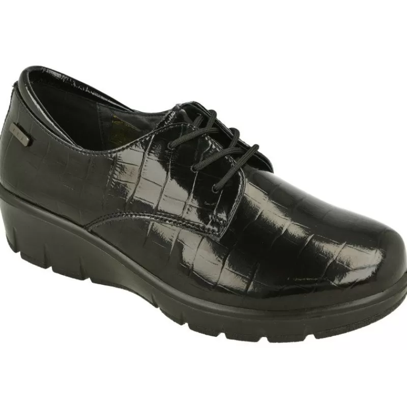 G Comfort Cordones-Cordon De En Piel Grabada Charol Con Membrana Impermeable Y Piso De Cuna De Poliuretano Con Planta Extraible
