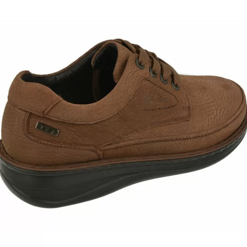 G Comfort Zapatos Ancho Especial-Cordon De En Piel Grabada Con Bordon En Pala, Membrana Impermeable Y Piso Aligerado En Ancho 14