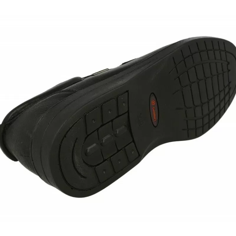 G Comfort Zapatos Ancho Especial-Cordon De En Piel Grabada Con Bordon En Pala, Piso De Poliuretano Y Membrana Impermeable Con Planta Extraible