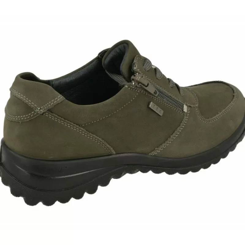 G Comfort Zapatos Ancho Especial-Cordon De En Piel Nobuck Con Membrana Impermeable Y Piso De Poliuretano Con Planta De Descanso Extraible