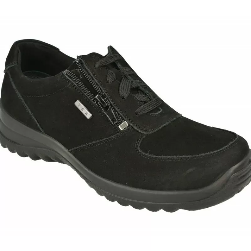 G Comfort Zapatos Ancho Especial-Cordon De En Piel Nobuck Con Membrana Impermeable Y Piso De Poliuretano Con Planta De Descanso Extraible