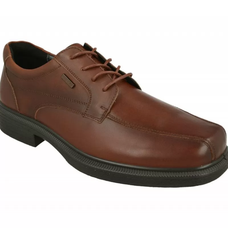 G Comfort Zapatos Ancho Especial-Cordon De En Piel Vacuna Con Vira En Pala Y Piso De Amortiguacion Con Planta De Descanso Extraible