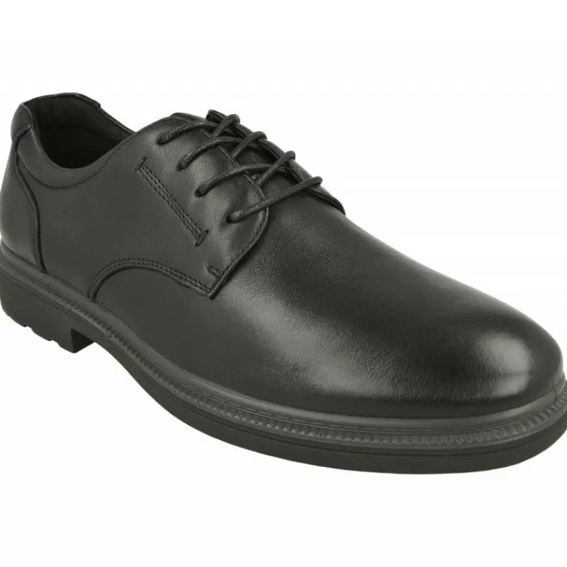 G Comfort Zapatos Ancho Especial-Cordon De G Confort En Pala Lisa Con Membrana Impermeablne Piso De Goma Y Planta De Descanso Extraible