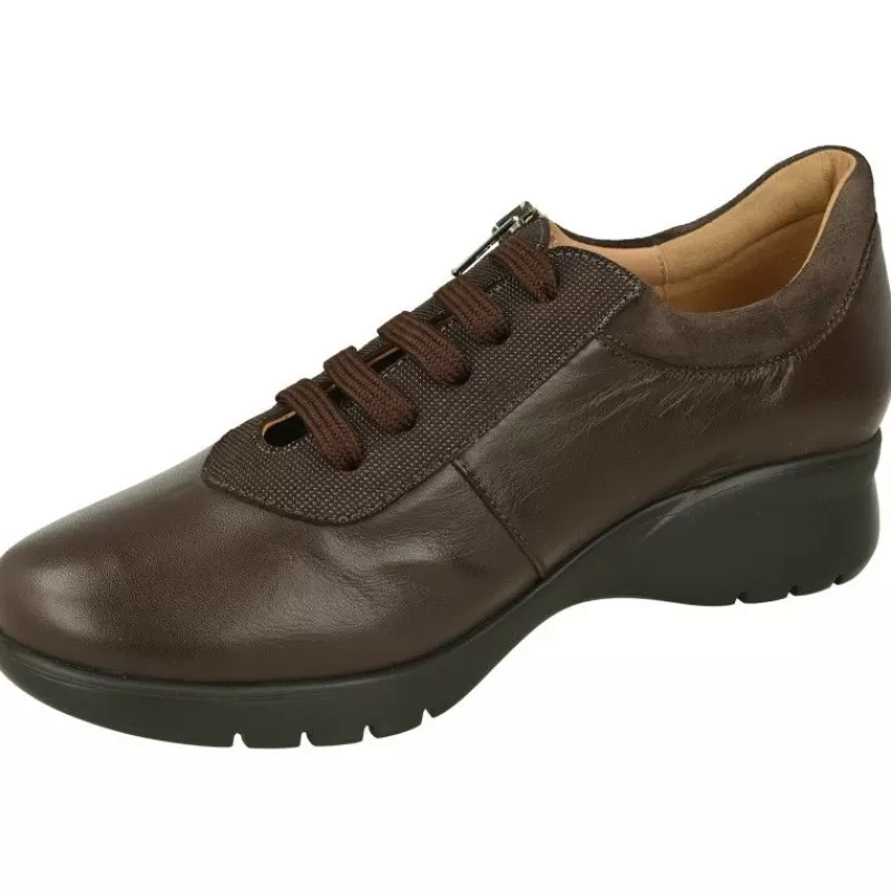 PieSanto Zapatos Ancho Especial-Cordon De Con Cremallera Lateral En Pala Lisa Con Suela De Poliuretano Ligera Y Flexible. Planta Anatomica Extraible