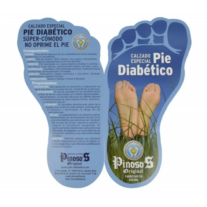 Pinosos Zapatos Ancho Especial-Cordon De En Pala Lisa Especial Para Pies Diabéticos En Ancho 13 Y Piso De Descanso Negro