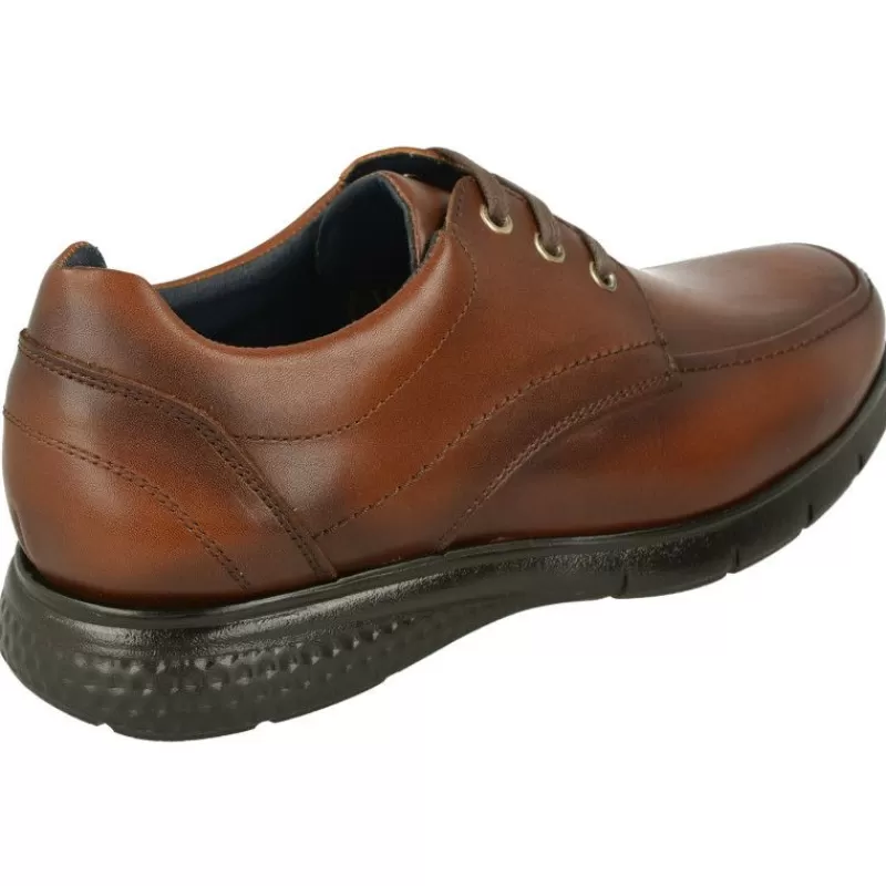 Tolino Zapatos Ancho Especial-Cordon De En Piel Con Piso Aligerado Y Planta Anatomica Extraible