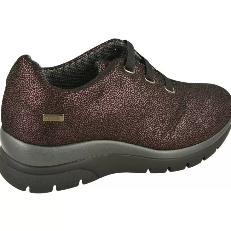 Doctor Cutillas Zapatos Ancho Especial-Cordon Del Deportivo En Piel Grabada Metalizada Impermeable Con Piso De Gran Confort De Pisada Y Planta Anatomic