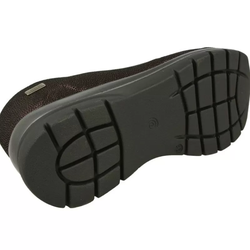 Doctor Cutillas Zapatos Ancho Especial-Cordon Del Deportivo En Piel Grabada Metalizada Impermeable Con Piso De Gran Confort De Pisada Y Planta Anatomic