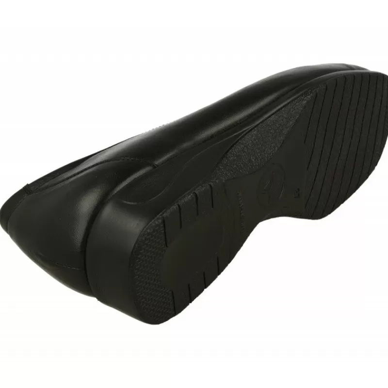 Calzamedi Mocasines-Mocasin De Con Bordon En Pala Y Planta Extraible De Descanso, Piso De Caucho Y Horma De Ancho Especial