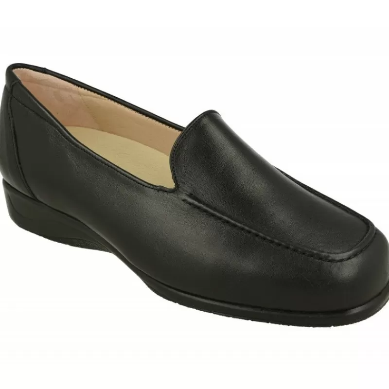 Calzamedi Mocasines-Mocasin De Con Bordon En Pala Y Planta Extraible De Descanso, Piso De Caucho Y Horma De Ancho Especial