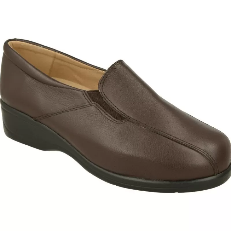 Calzamedi Mocasines-Mocasin De Con Elasticos En Pala De Doble Costura, Piso De Poliuretano De Base Ancha Con Planta Anatomica Extraible