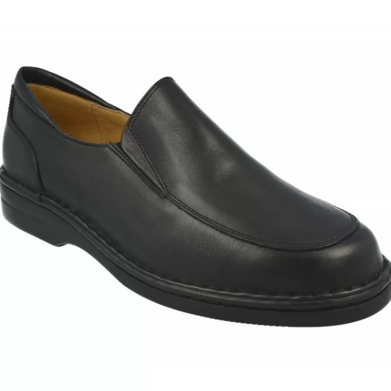 Calzamedi Mocasines-Mocasin De , Noruego Con Elasticos En Pala Anatomico Ortopedico. Negro