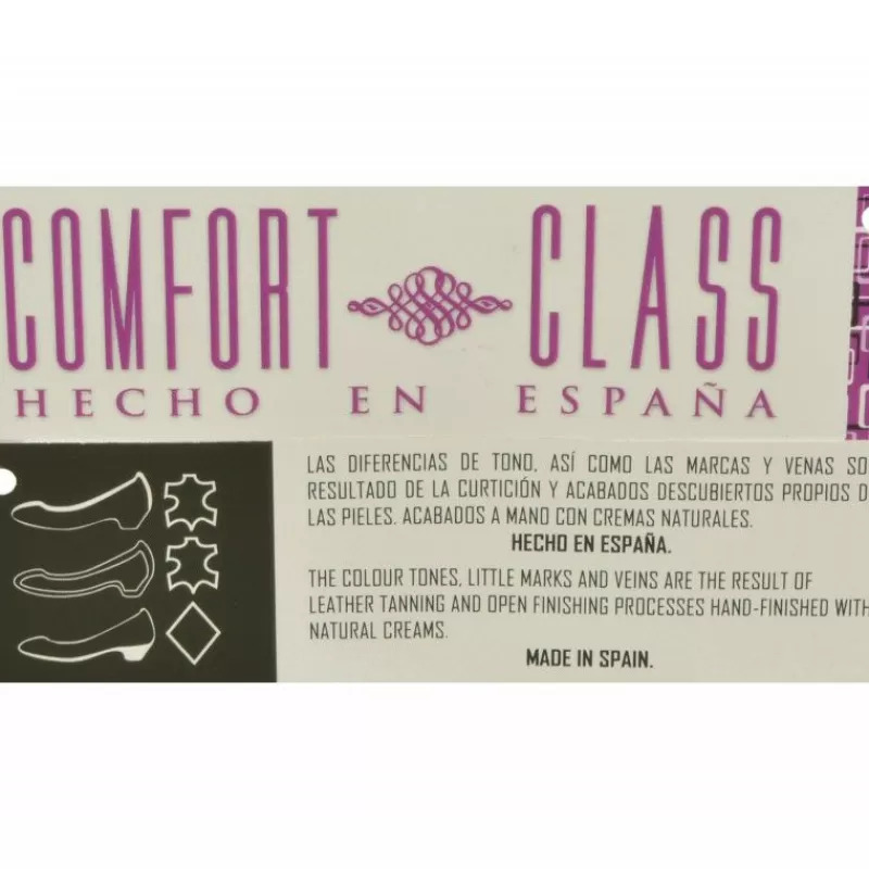 Comfort Class Mocasines-Mocasin De En Pala Lisa Con Elastico Lateral Y Cuna Corrida De Caucho Con Planta Anatomica Extraible
