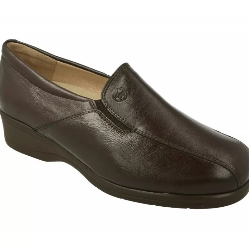 Drucker Calzapedic Mocasines-Mocasin De Drucker Con Pala Abotinada Elasticos Y Piel De Cordero.
