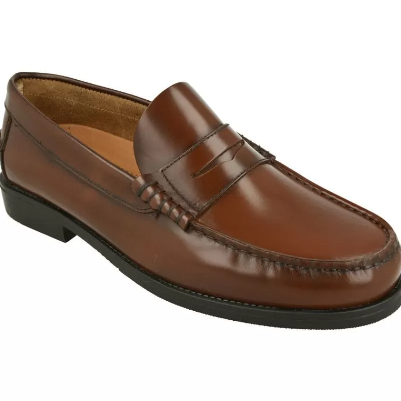 EDWARD'S Mocasines-Mocasin De Edwards De Piel Florentic Y Horma Confortable Con Planta De Descanso Extraible Y Piso De Amortiguacion
