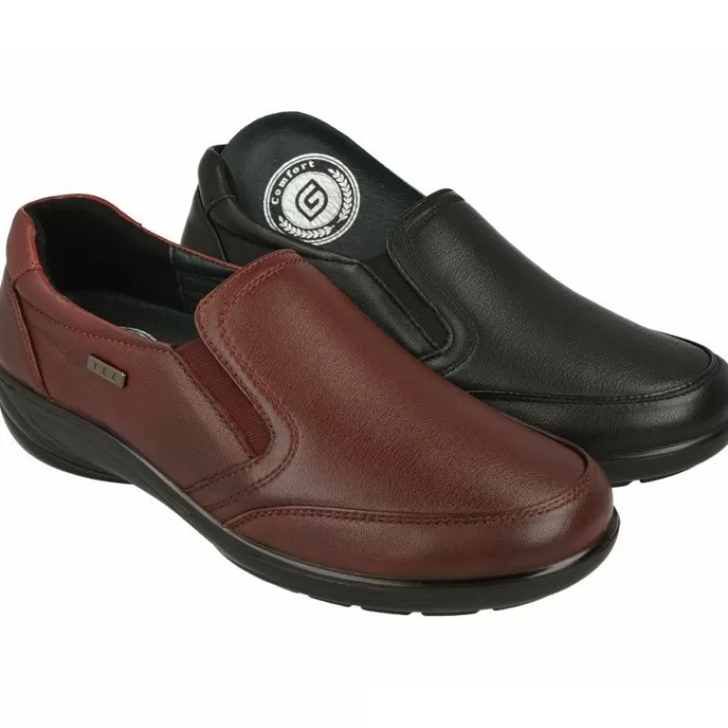 G Comfort Mocasines-Mocasin De Con Bordon En Pala Y Membrana Impermeable Con Piso De Poliuretano Y Planta Extraible