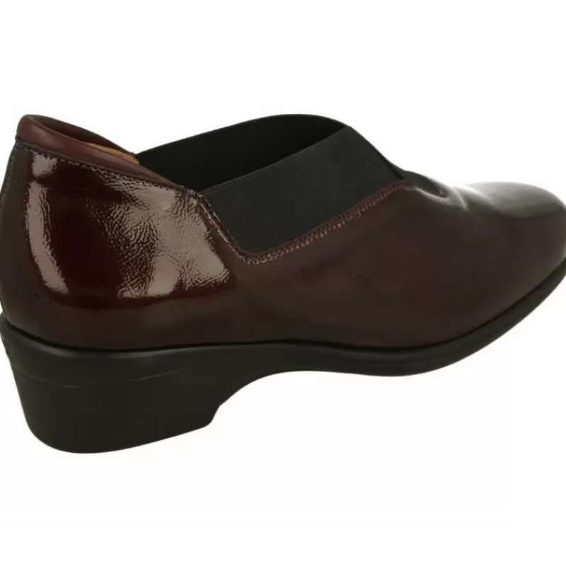 PieSanto Mocasines-Mocasin De En Piel De Charol Con Elasticos Cruzados En Pala Y Piso De Poliuretano Aligerado Con Planta Extraible