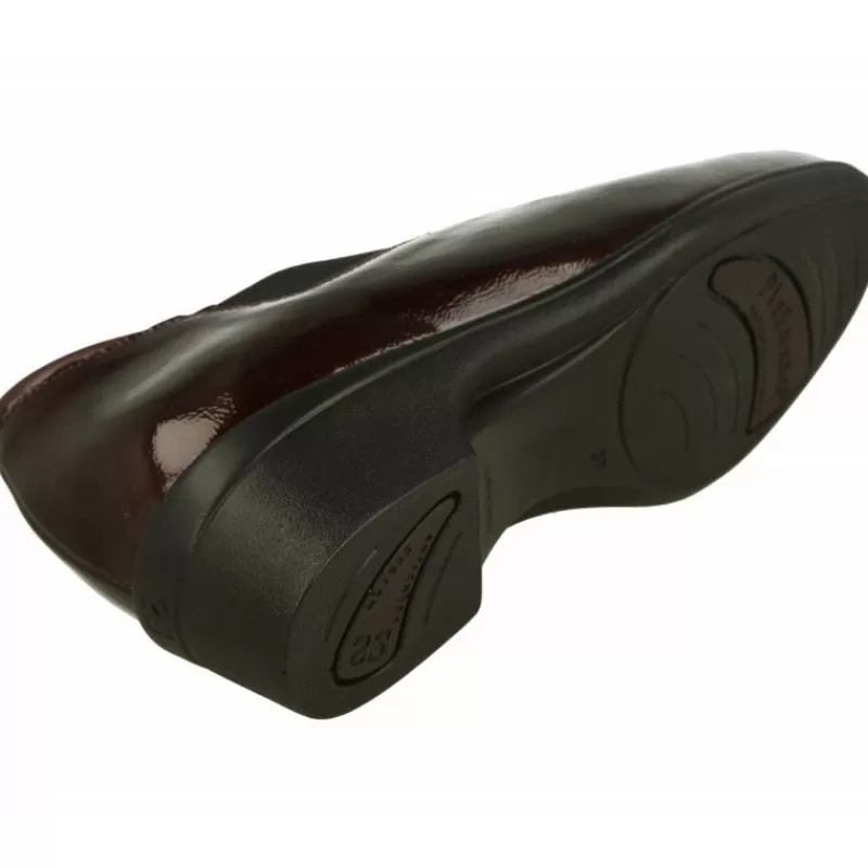 PieSanto Mocasines-Mocasin De En Piel De Charol Con Elasticos Cruzados En Pala Y Piso De Poliuretano Aligerado Con Planta Extraible