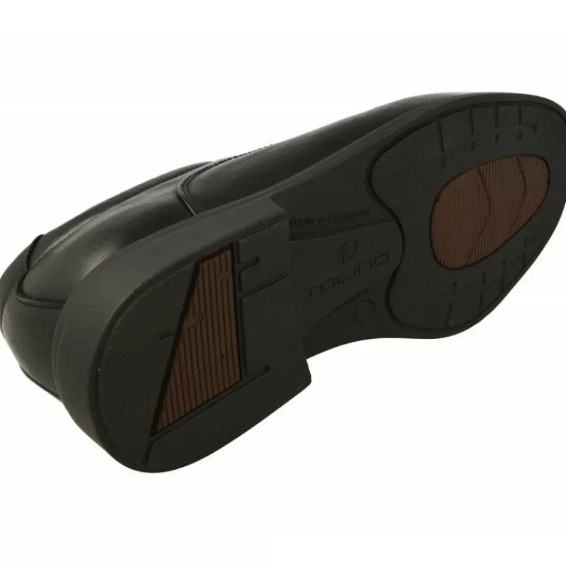 Tolino Mocasines-Mocasin De Con Elasticos En Pala En Horma De Ancho Especial Con Planta De Descanso Movible Y Piso De Poliuretano Aligerad Negro