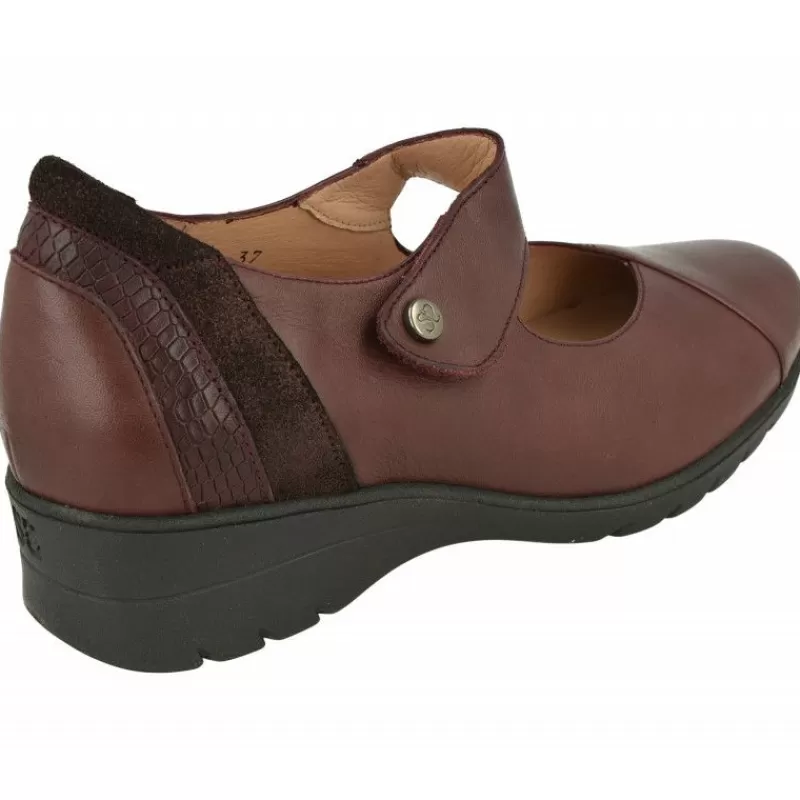 PieSanto Zapatos Con Pulsera-Pulsera De Con Escote Pico, Piso De Caucho Y Planta De Descanso Extraible