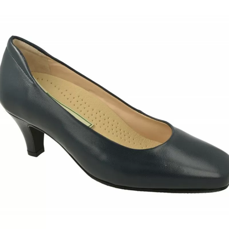 Drucker Calzapedic Zapatos Salón-Salón De Tacon Drucker Con Horma De Ancho Especial Y Plantillas Extrailble Movible De Descanso