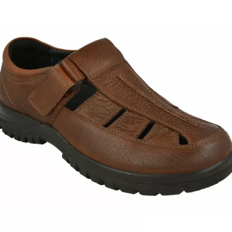 G Comfort Sandalias-Sandalia Cerrada De Con Ajuste De Velcro Y Piso De Descanso Con Planta Anatomica Movible