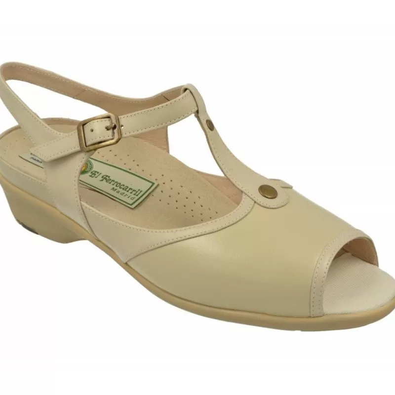 Drucker Calzapedic Sandalias-Sandalia Con Pulsera Y Pala De Cordero Especial Para Plantillas